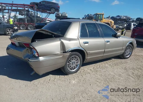 2001 Mercury Grand Marquis Gs from USA, damaged, VIN 2MEFM74W11X695399